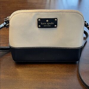 Kate Spade Black and Cream Crossbody Bag